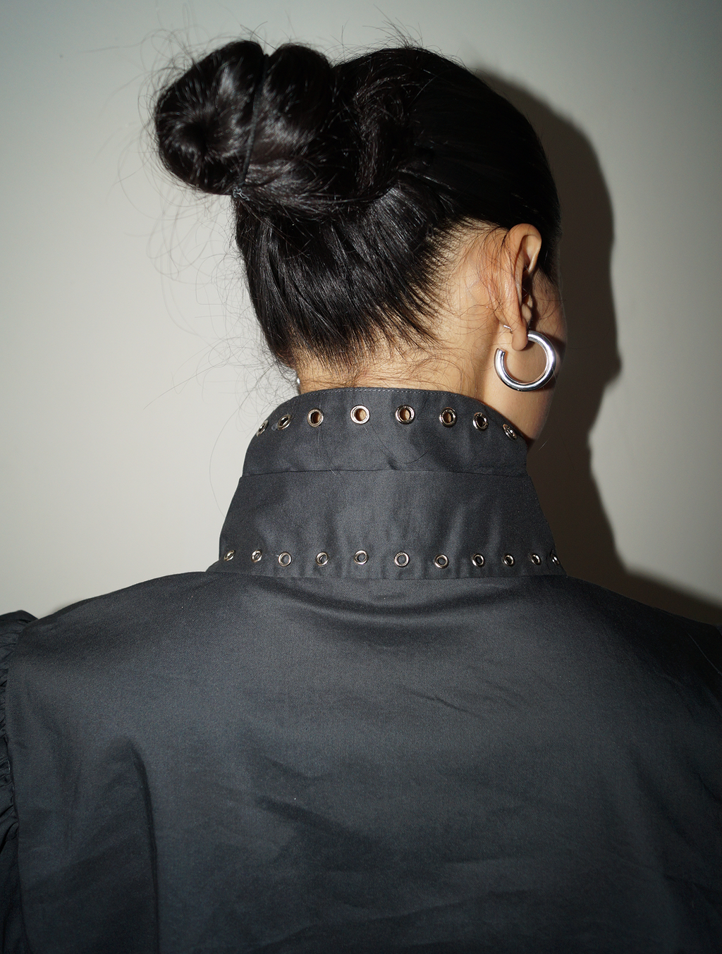 Grey Double Collar Shirt